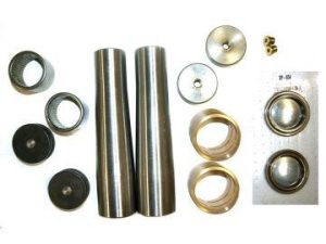 King Pin Set with Composite Bushings (w/ Dust Caps)