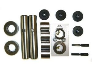 King Pin Set with Bi-Metal Bushings (w/ Dust Caps)